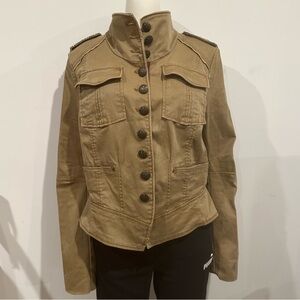 Free People Shrunken Officer Military Jacket – Size L - excellent preowned